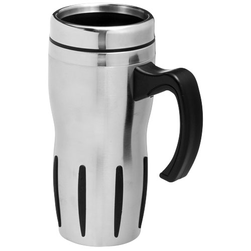 Tech 330 ml Insulated Mug - Silver, Black