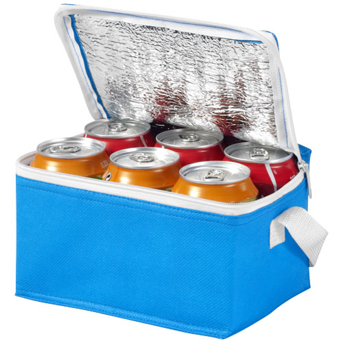 Spectrum 6-Can Non-Woven Cooler Bag - Aqua