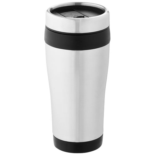 Elwood 410 ml Insulated Tumbler - Silver, Black