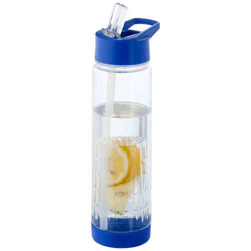 Tutti-Frutti 740 ml Tritan™ Infuser Sport Bottle - Transparent, Blue