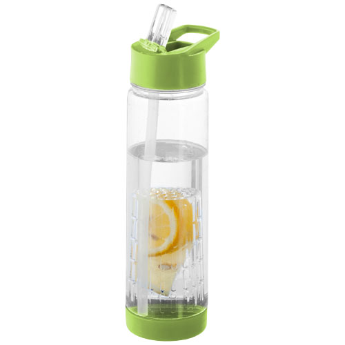 Tutti-Frutti 740 ml Tritan™ Infuser Sport Bottle - Transparent, Lime