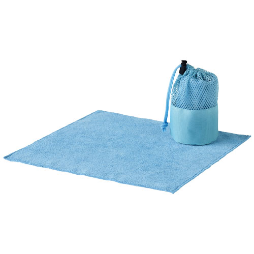 Diamond Car Cleaning Towel And Pouch - Blue