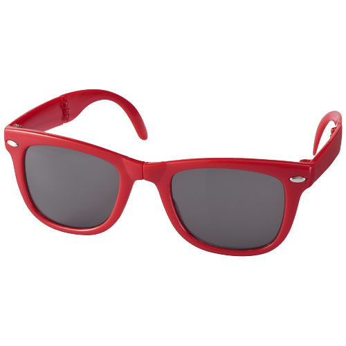 Sun Ray Foldable Sunglasses - Red
