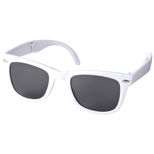 Sun Ray Foldable Sunglasses - White