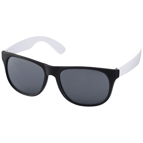 Retro Duo-Tone Sunglasses - White, Black