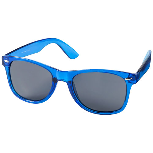 Sun Ray Sunglasses With Crystal Frame - Blue