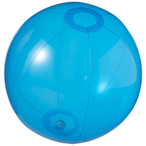 Ibiza Transparent Beach Ball - Transparent Blue