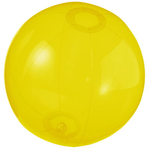 Ibiza Transparent Beach Ball - Transparent Yellow