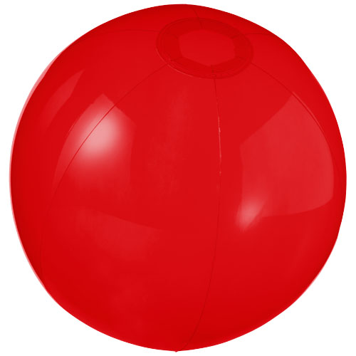 Ibiza Transparent Beach Ball - Transparent Red