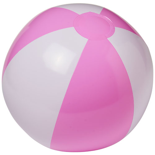 Palma Solid Beach Ball - White, Pink