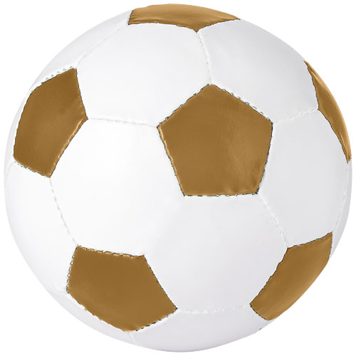 Curve Size 5 Football - White, Gold