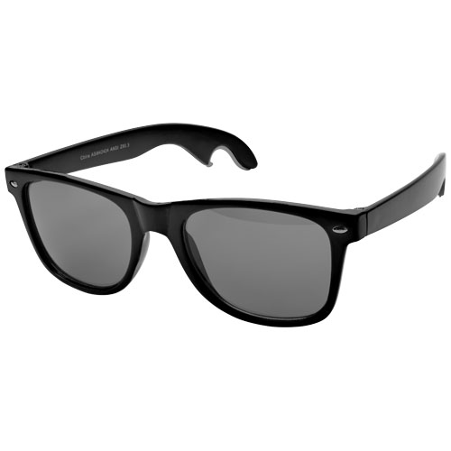 Sun Ray Sunglasses With Bottle Opener - Black