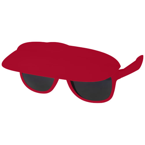 Miami Sunglasses With Visor - Red