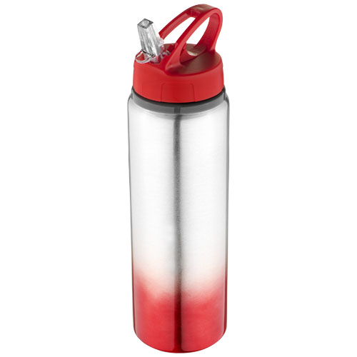 Gradient 740 ml Sport Bottle - Red, Silver