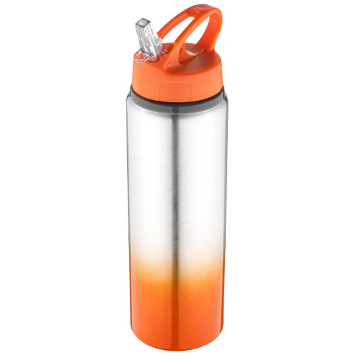 Gradient 740 ml Sport Bottle - Orange, Silver
