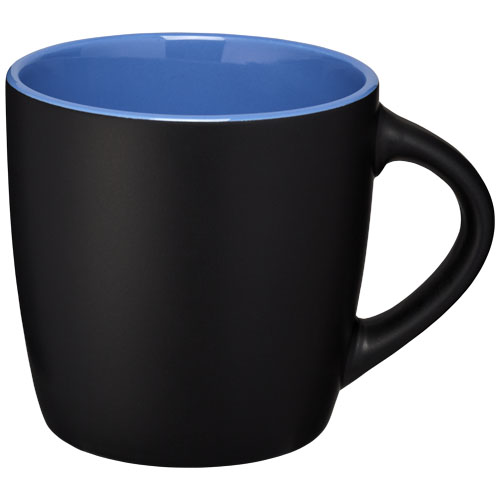 Riviera 340 ml Ceramic Mug - Black, Blue