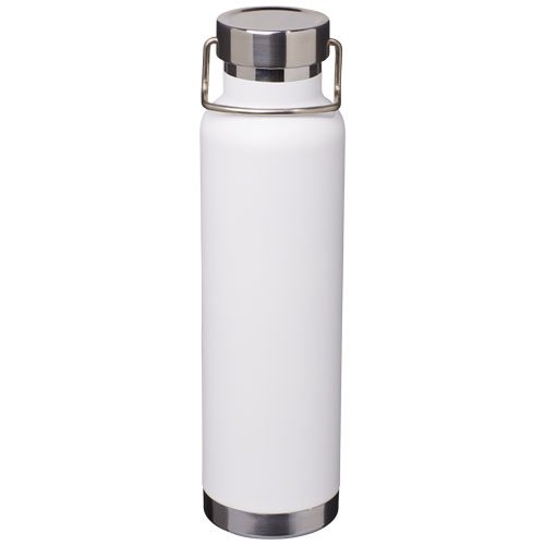 Thor 650 ml Copper Vacuum Insulated Sport Bottle - White