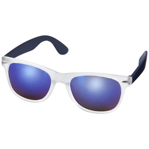 Sun Ray Sunglasses With Mirrored Lenses - Navy