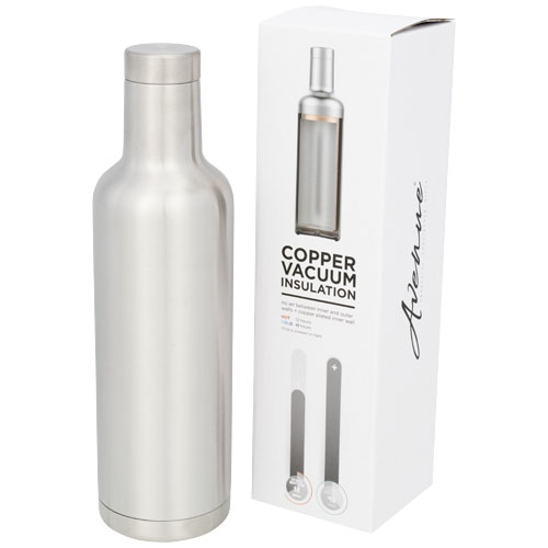 Pinto 750 ml Copper Vacuum Insulated Bottle - Silver