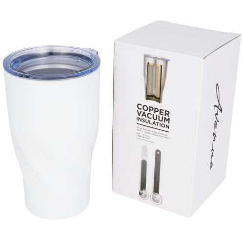 Hugo 470 ml Copper Vacuum Insulated Tumbler - White