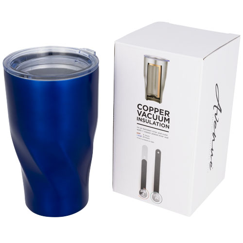 Hugo 470 ml Copper Vacuum Insulated Tumbler - Blue