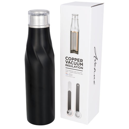 Hugo 650 ml Seal-Lid Copper Vacuum Insulated Bottle - Black