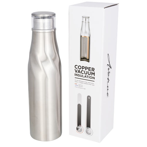 Hugo 650 ml Seal-Lid Copper Vacuum Insulated Bottle - Silver
