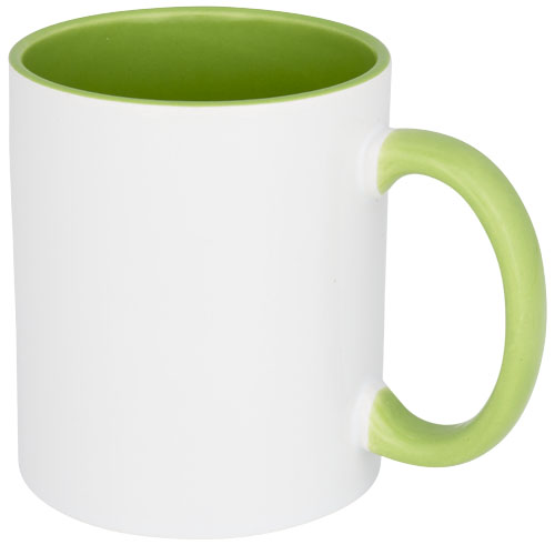 Pix 330 ml Ceramic Sublimation Colour Pop Mug - Lime Green