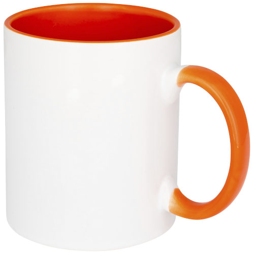 Pix 330 ml Ceramic Sublimation Colour Pop Mug - Orange