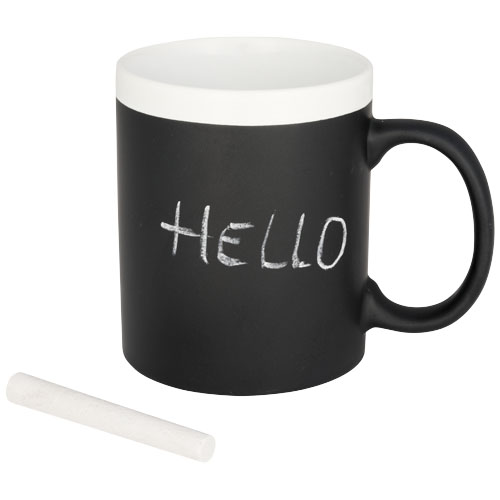 Chalk-Write 330 ml Ceramic Mug - White