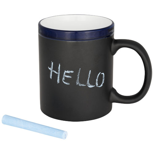 Chalk-Write 330 ml Ceramic Mug - Blue