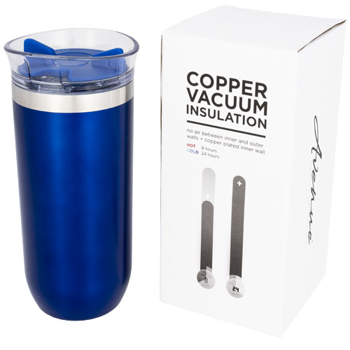 Twist 470 ml Copper Vacuum Insulated Tumbler - Blue