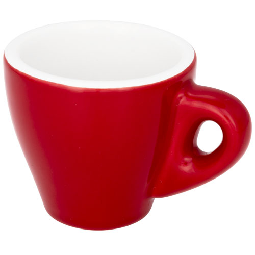 Perk 80 ml Colour Ceramic Espresso Mug - Red