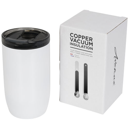Lagom 380 ml Copper Vacuum Insulated Tumbler - White