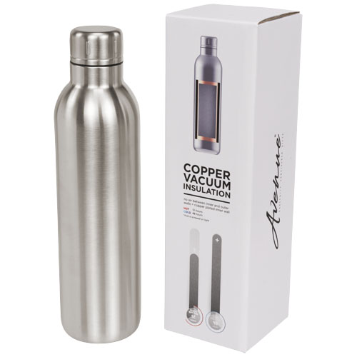 Thor 510 ml Copper Vacuum Insulated Sport Bottle - Silver