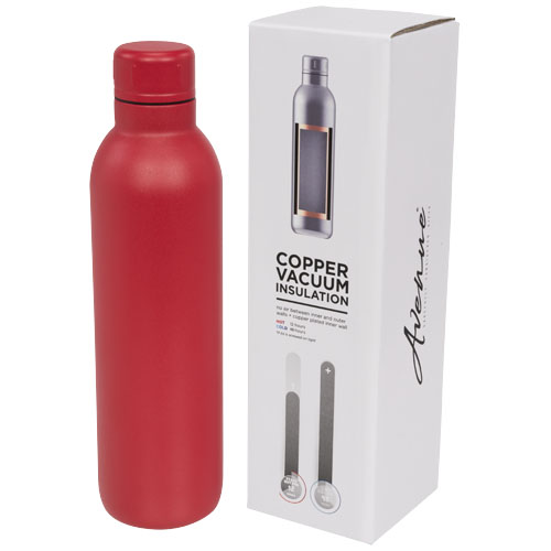Thor 510 ml Copper Vacuum Insulated Sport Bottle - Red