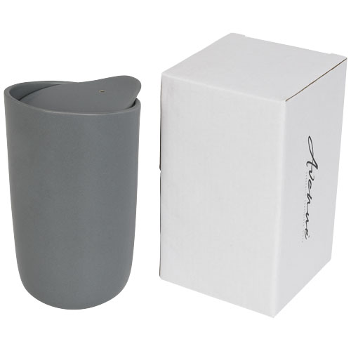 Mysa 410 ml Double-Walled Ceramic Tumbler - Grey
