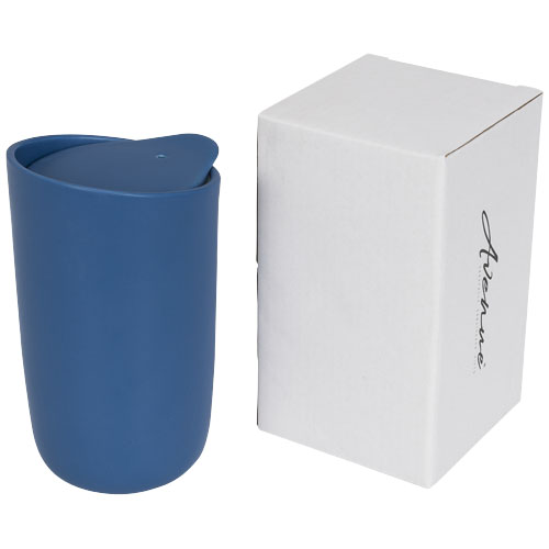 Mysa 410 ml Double-Walled Ceramic Tumbler - Blue