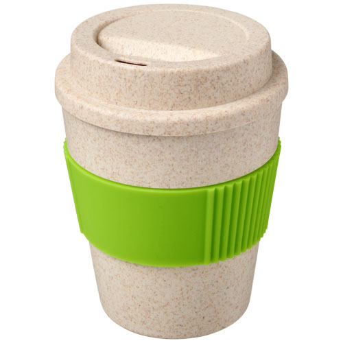 Oka 350 ml Wheat Straw Tumbler - Lime Green