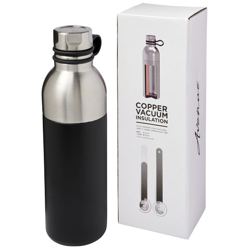 Koln 590 ml Copper Vacuum Insulated Sport Bottle - Black