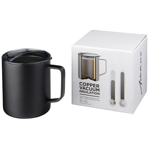 Rover 420 ml Copper Vacuum Insulated Mug - Black