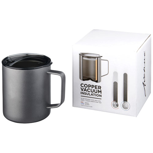 Rover 420 ml Copper Vacuum Insulated Mug - Grey
