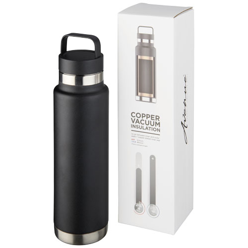 Colton 600 ml Copper Vacuum Insulated Sport Bottle - Black