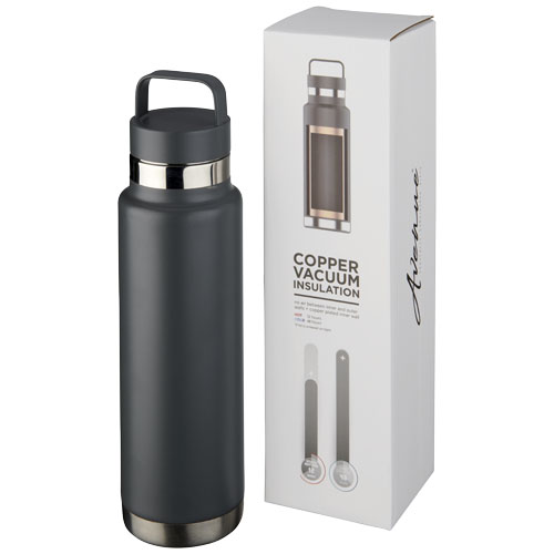 Colton 600 ml Copper Vacuum Insulated Sport Bottle - Grey