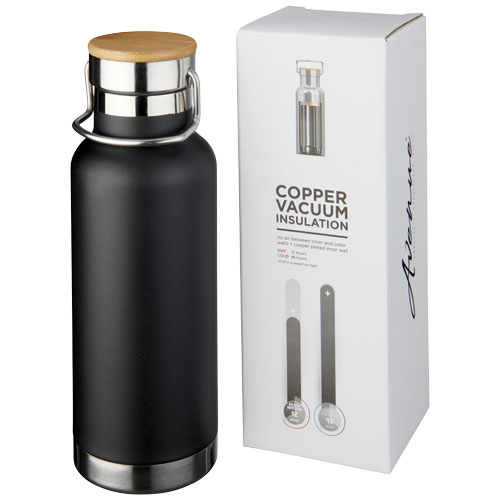 Thor 480 ml Copper Vacuum Insulated Sport Bottle - Black