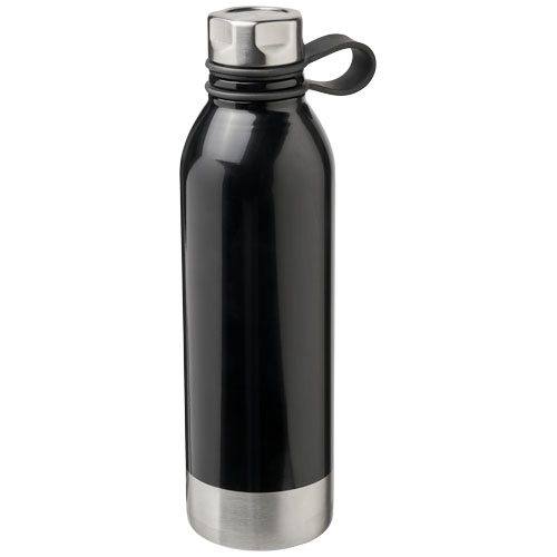 Perth 740 ml Stainless Steel Sport Bottle - Black