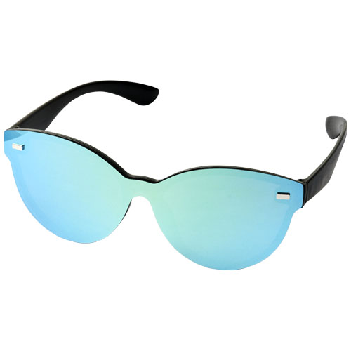 Shield Sunglasses With Full Mirrored Lens - Yellow