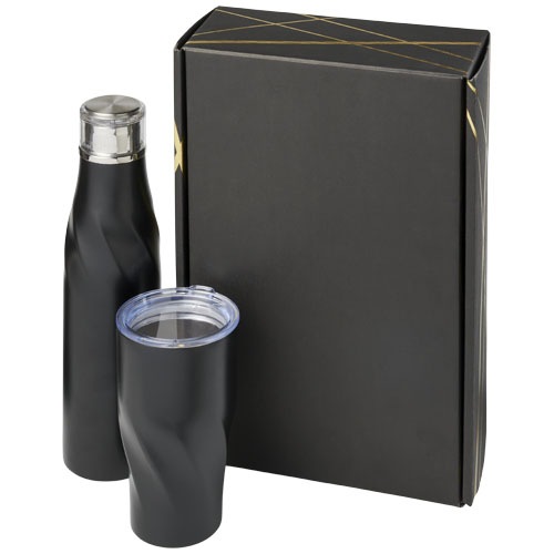 Hugo Copper Vacuum Insulated Gift Set - Black
