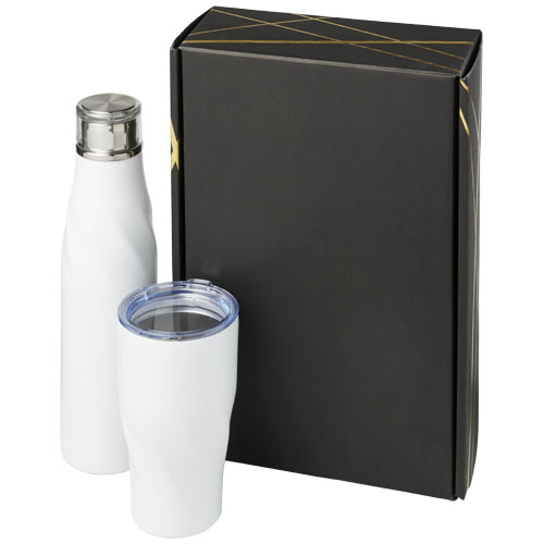 Hugo Copper Vacuum Insulated Gift Set - White