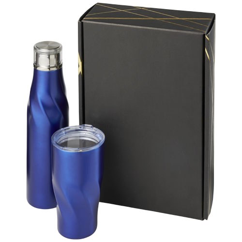 Hugo Copper Vacuum Insulated Gift Set - Blue